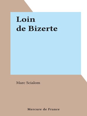 cover image of Loin de Bizerte